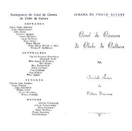 Folder - Coral de Câmara