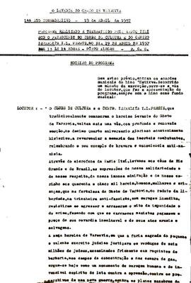 Levante do Gueto de Varsovia - Programa na Radio Itaí