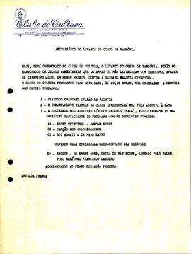 Nota - Lembrança da Libertação do Gueto de Varsóvia