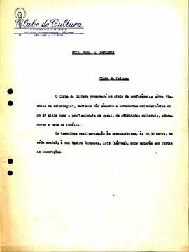 Nota - Escolas de Psicologia