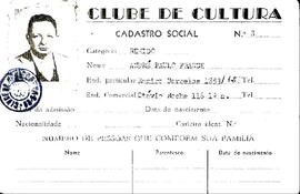Carteira de Sócio Andre Paulo Franck