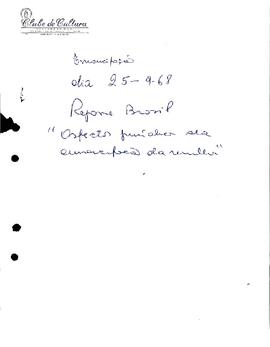 Nota - Emancipação da mulher