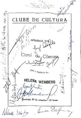 Folder - Coral de Câmara