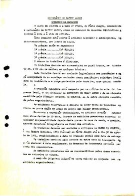 Nota - Centenário de Castro Alves: concurso de desenho