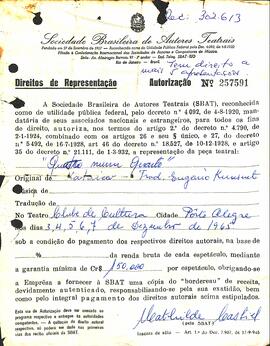 SBAT - Dir. Representação - Quatro num quarto