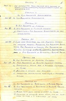 Proposta de Alteração do Estatuto