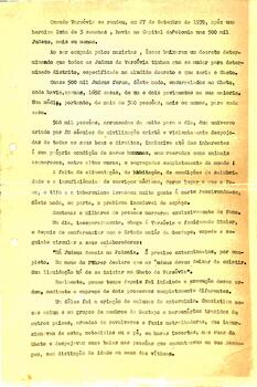 Texto para discussão - Levante do Gueto de Varsóvia