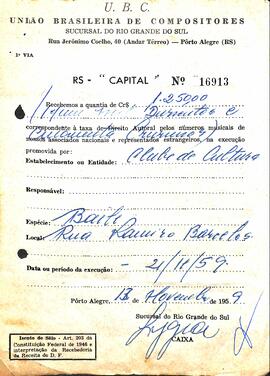 UBC - Números Musicais - Baile