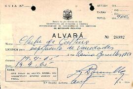 Alvará Espetáculos Variedades