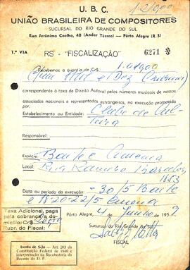 UBC - Números Musicais - Baile e cinema