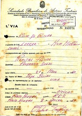 SBAT - Dir. Representação - Recital poético