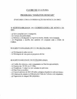 Programa Insolitos Musicais
