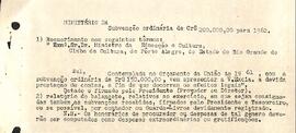 Subvenção 1961