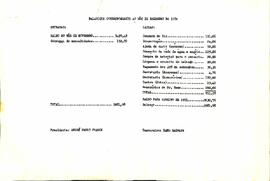 Balancete de Dezembro