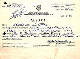 Alvará Espetáculos Teatrais