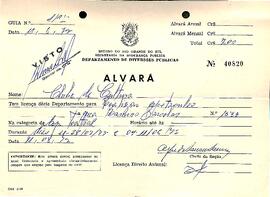 Alvará Espetáculos Teatrais