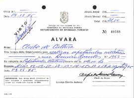 Alvará Espetáculos Artísticos