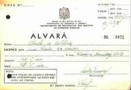 Alvará Baile Sócios