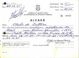 Alvará Espetáculos Teatrais