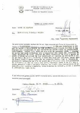 Termo de Conciliação