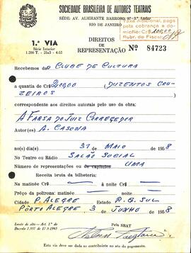 SBAT - Dir. Representação - peça A Farsa do Juiz Corregedor