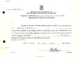 Liberação de uso da Sede Social