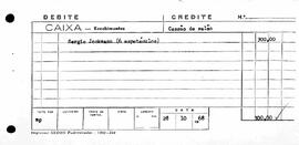 Recibo de cessão do Teatro - apresentação de Sergio Jockyman