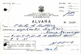 Alvará Espetáculos Teatrais