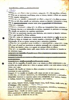 Proposta de reforma do Estatuto