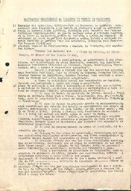 Instruções para solicitação de subvençao