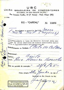 UBC - Números Musicais - Baile