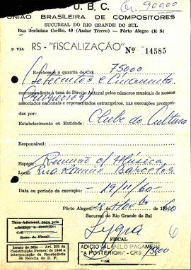 UBC - Números Musicais - Reunião com música