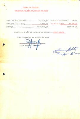 Balancete de outubro