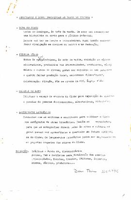 Atividades do Clube de Cultura