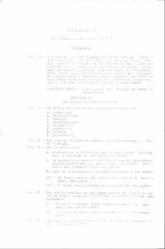 Estatuto do Clube de Cultura -  sem data