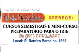 Curso preparatório para o Instituto Rio Branco