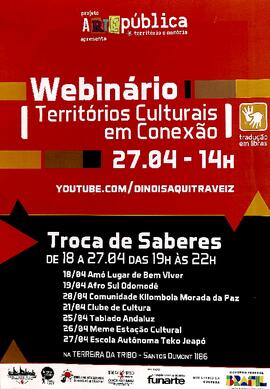 Webinário - Territórios Culturais em Conexão