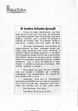 O teatro infanto-juvenil