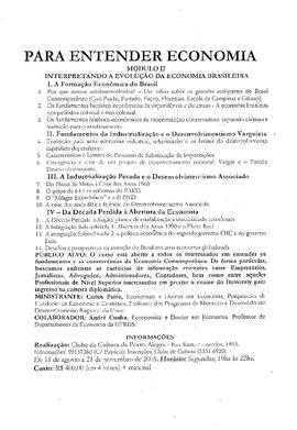 Para entender economia