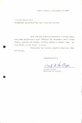 Solicitação de Cedência de espaço - Grupo Musical Utopia