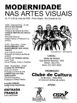 Modernidade nas Artes Visuais
