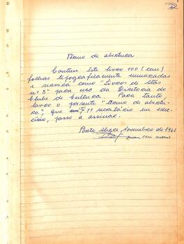 Livro de Atas da Diretoria - nº 3 - 248 a 351 A