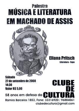 Música e Literatura em Machado de Assis