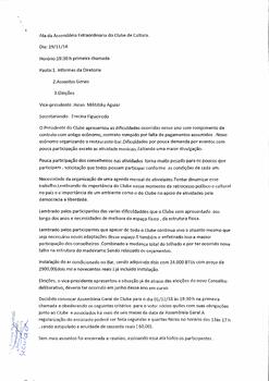 Ata do Conselho Deliberativo - 19/11/2018