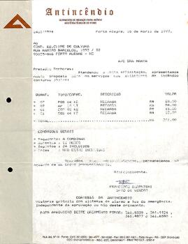 Orçamento PPCI - Antincêndio