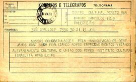 Telegramas de felicitacoes 3