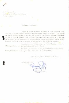 Solicitação de Cedência de espaço - Juarez Porto