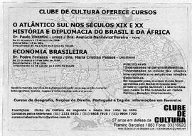 Clube de Cultura oferece cursos