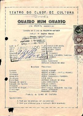 Liberação de Censura Quatro num Quarto