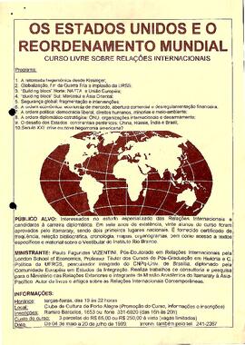Os Estados Unidos e o reordenamento mundial